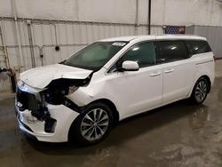 KIA salvage cars for sale: 2018 KIA Sedona sx