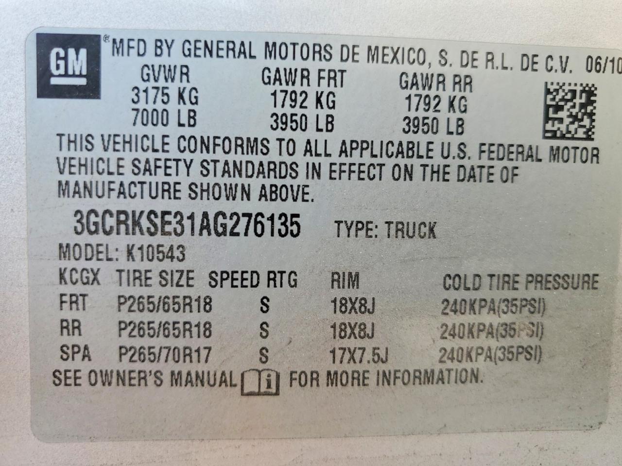 2010 Chevrolet Silverado K1500 LT