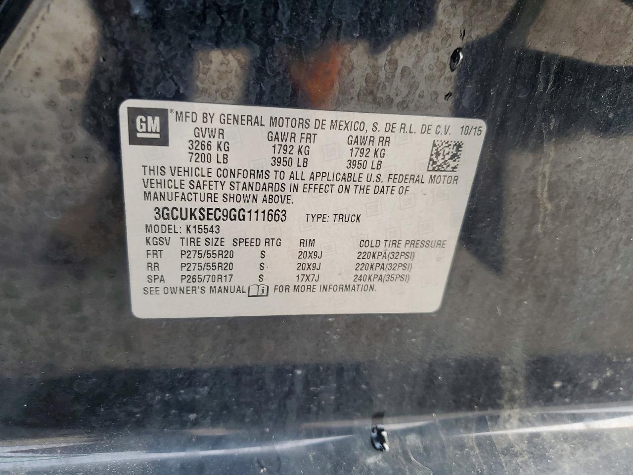 2016 Chevrolet Silverado K1500 LTZ