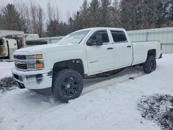 Salvage trucks for sale at Marlboro, NY auction: 2015 Chevrolet Silverado K2500 Heavy Duty