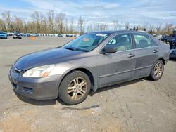 Honda salvage cars for sale: 2007 Honda Accord ex
