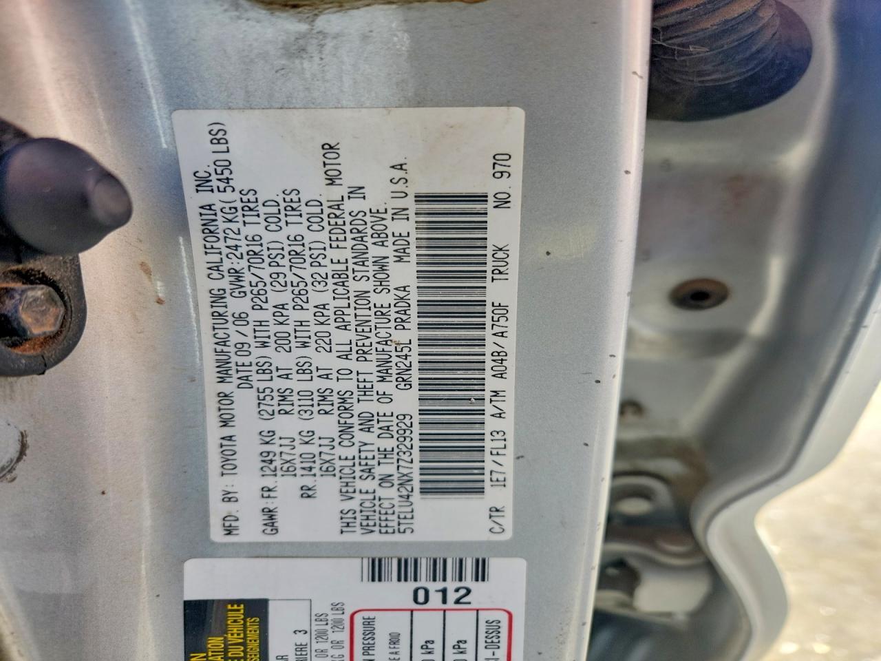 2007 Toyota Tacoma V6