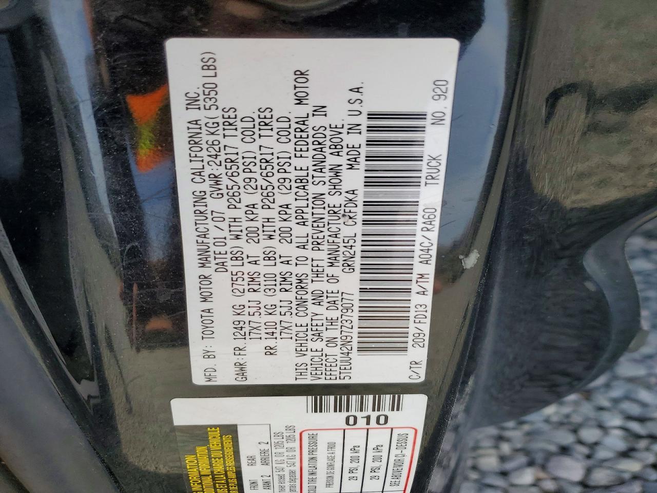 2007 Toyota Tacoma V6