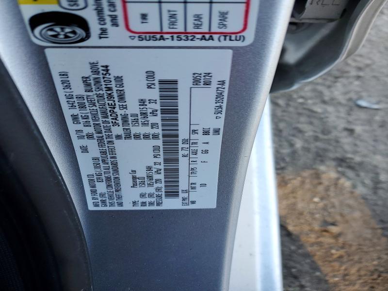 2019 Ford Fiesta se