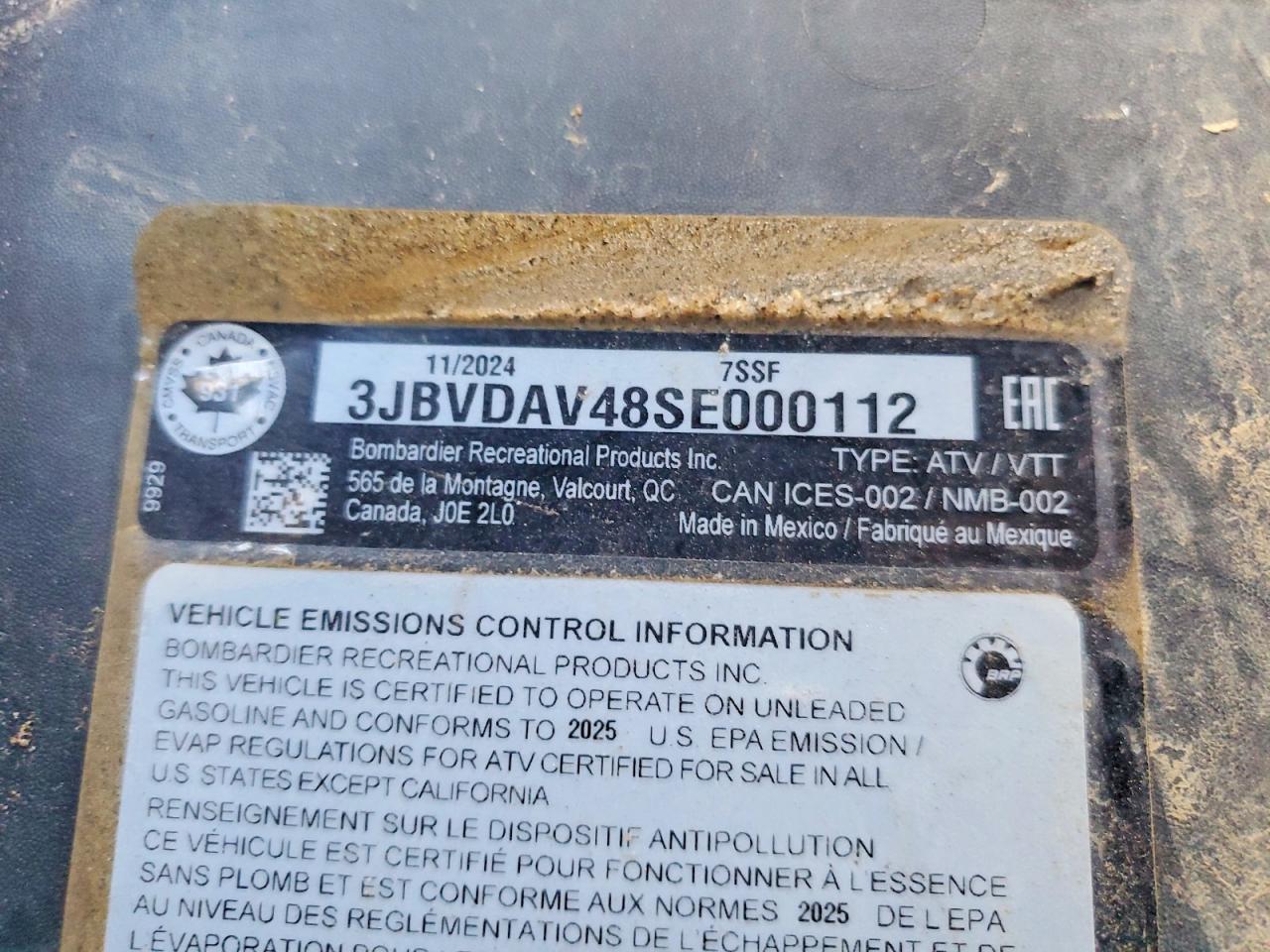 2025 Can-Am Maverick X3 Utility Vehicle