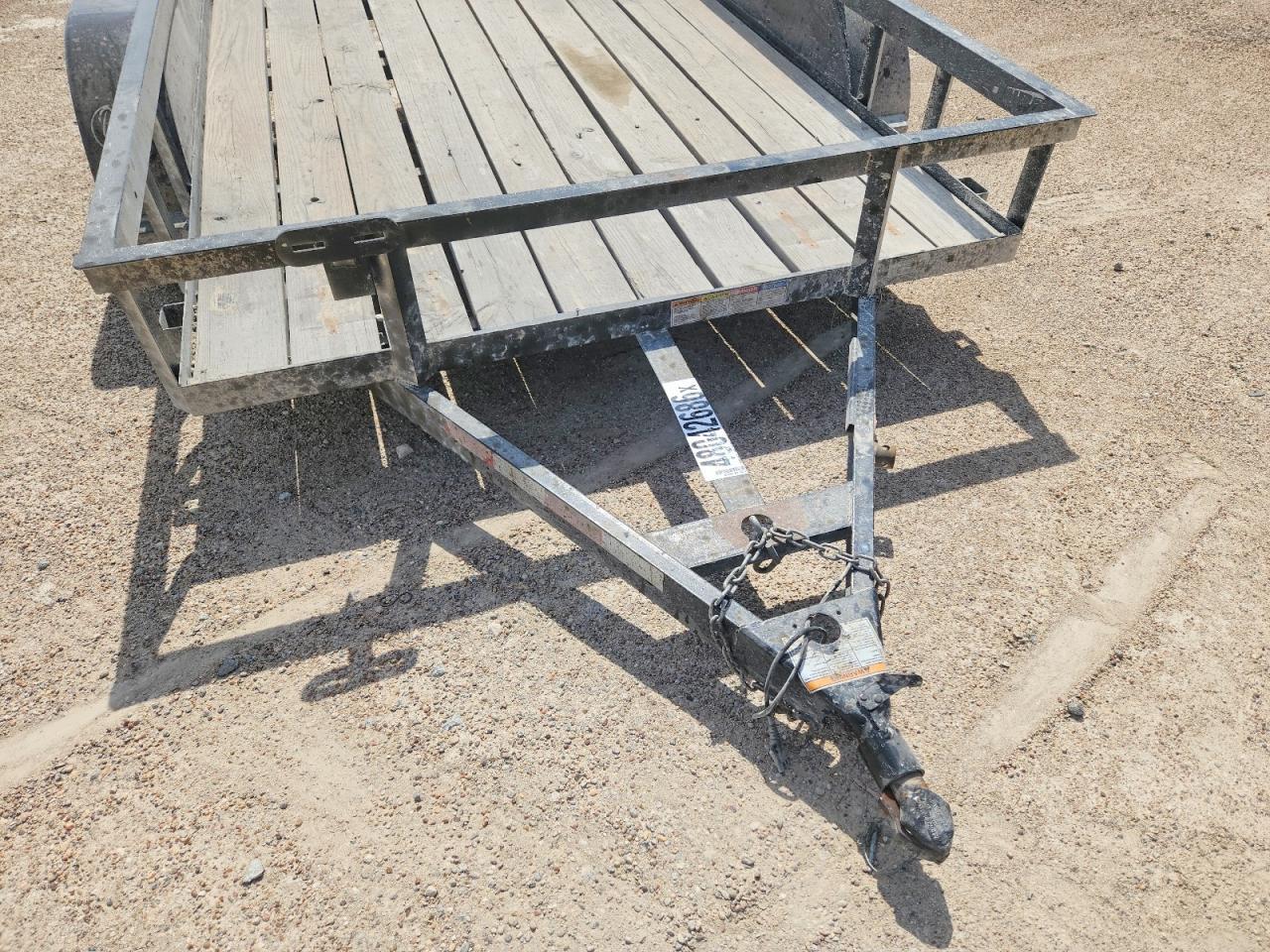 2022 P&C 77X10 Tandem Angletop Utility Trailer