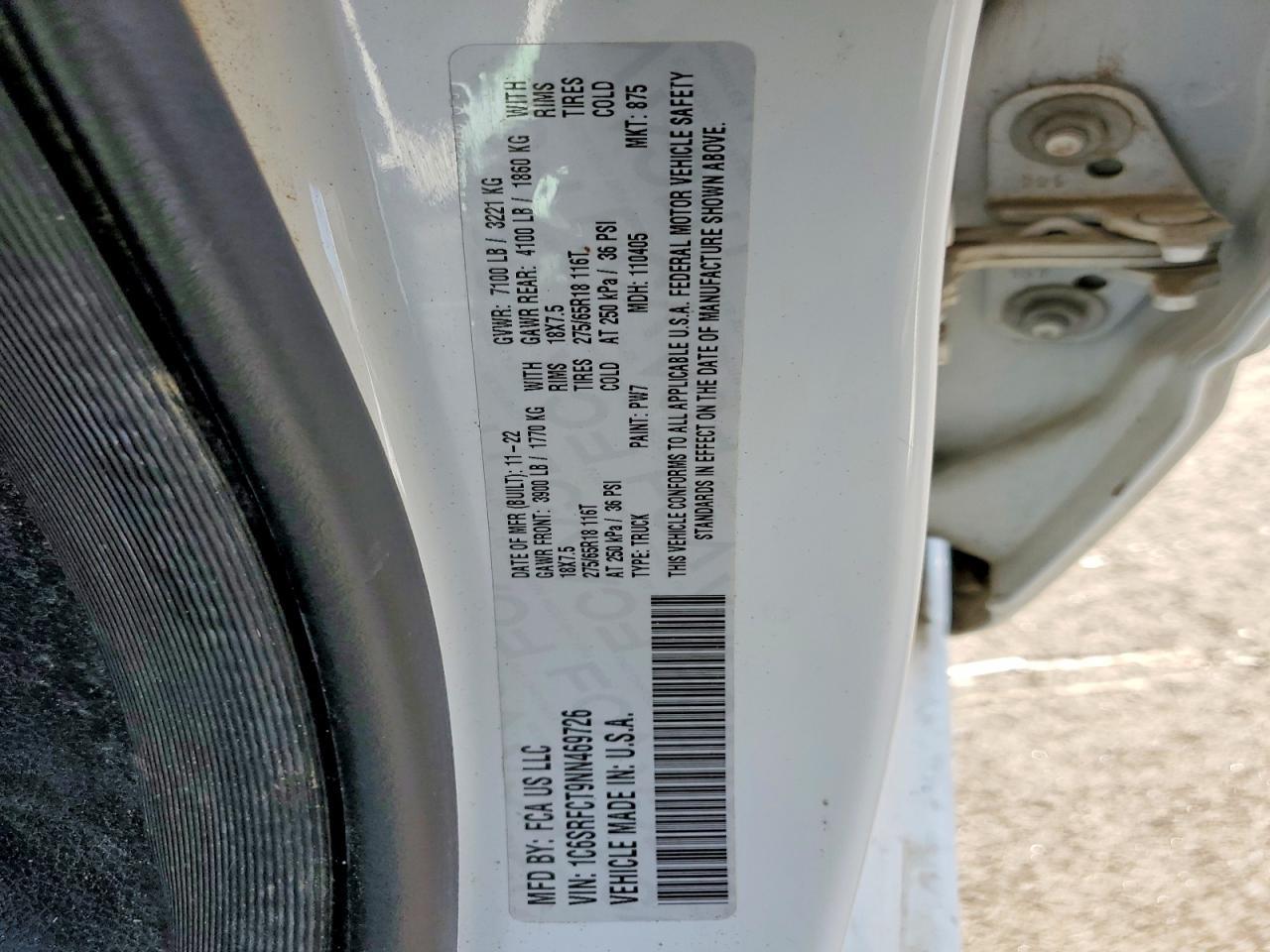 2022 Dodge RAM 1500 Tradesman