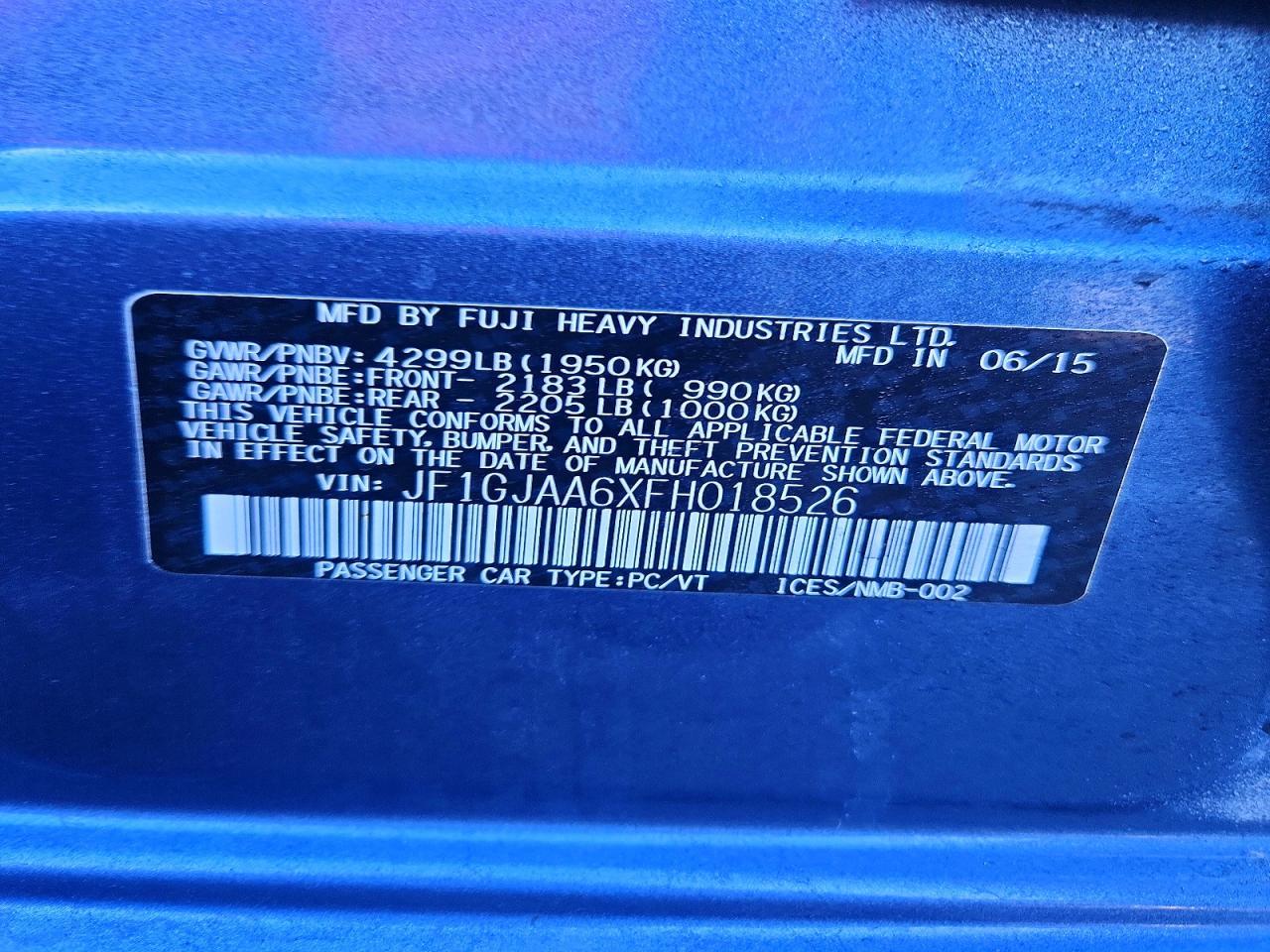 2015 Subaru Impreza