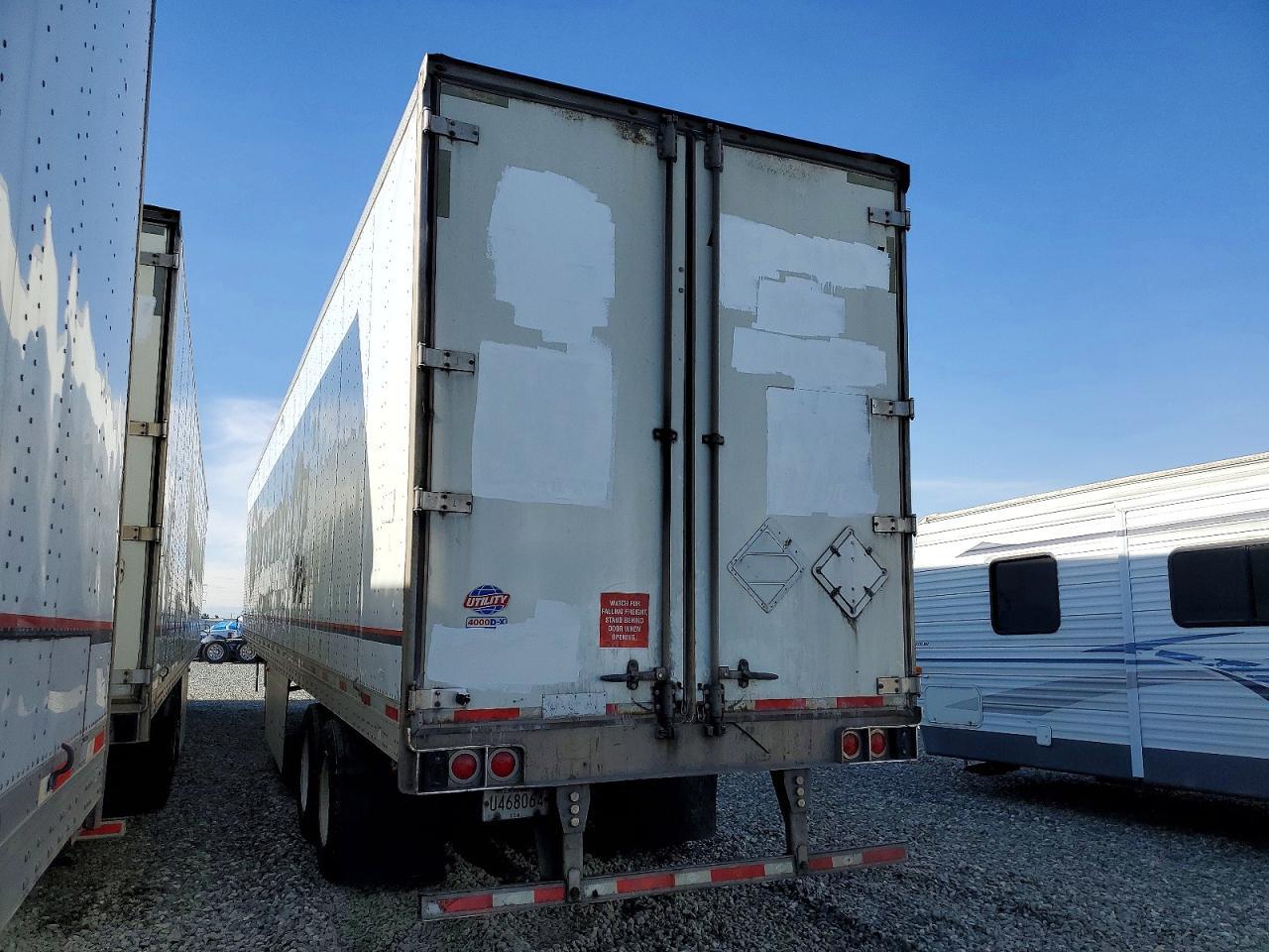 2015 Utility VS2DX DRY Van Trailer