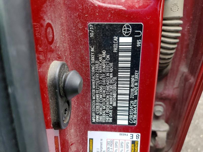 2018 Toyota C-hr xle Premium