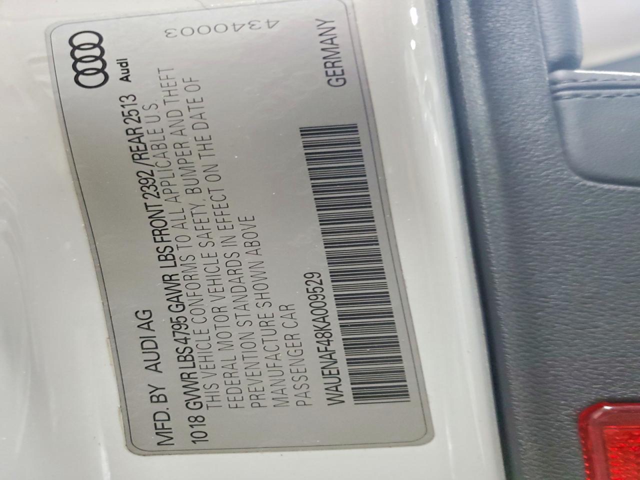 2019 Audi A4 Premium Plus