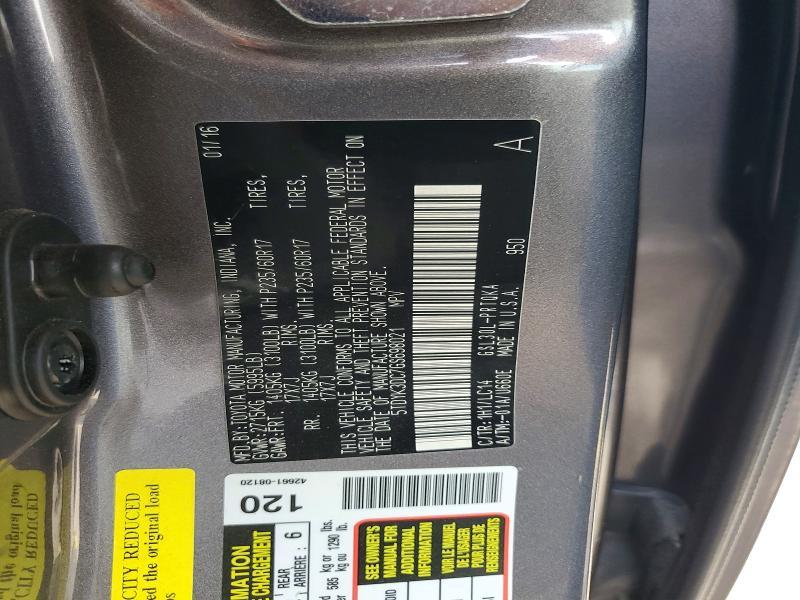 2016 Toyota Sienna xle Premium 8-passenger