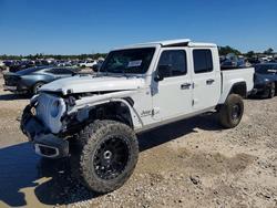 Salvage trucks for sale at Houston, TX auction: 2021 Jeep Gladiator Overland