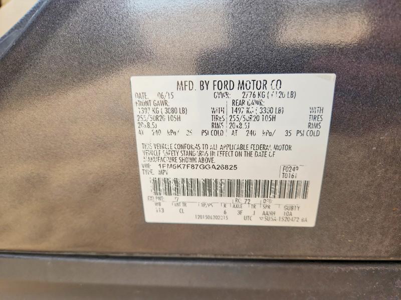 2016 Ford Explorer Limited