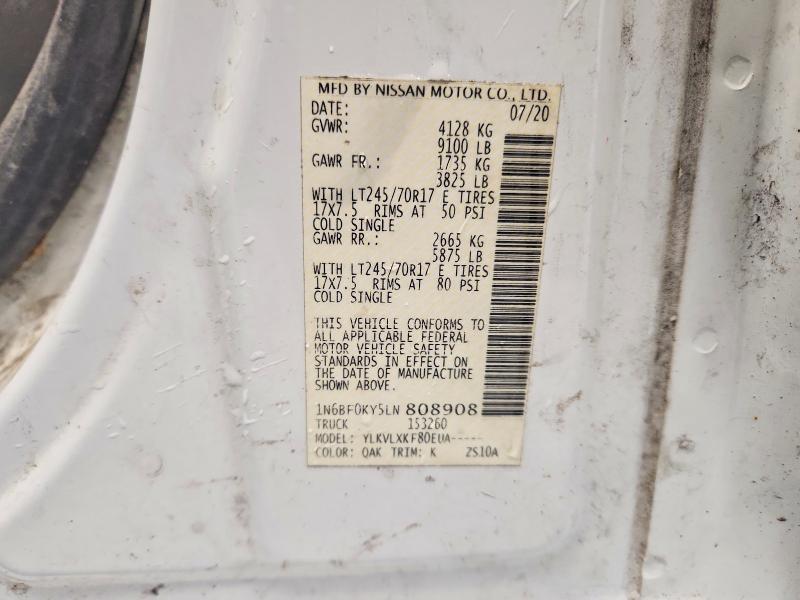 2020 Nissan NV 2500 Utility / Service Van