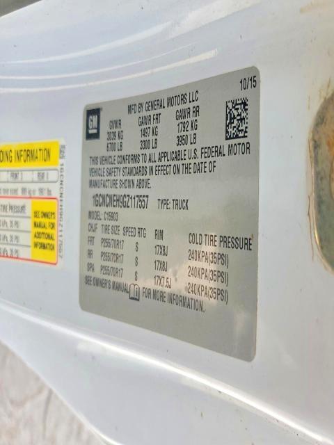 2016 Chevrolet Silverado C1500