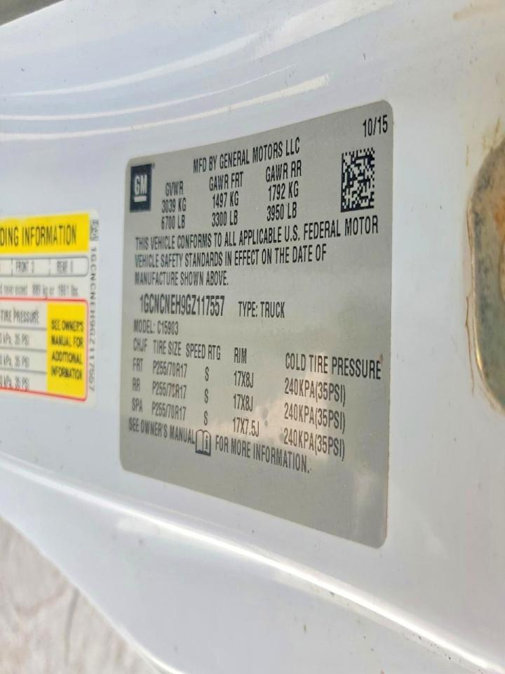 2016 Chevrolet Silverado C1500