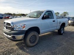 Salvage trucks for sale at Sacramento, CA auction: 2008 Dodge RAM 1500 ST
