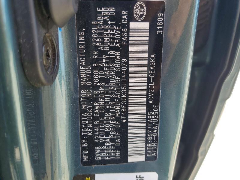 2005 Toyota Camry xle