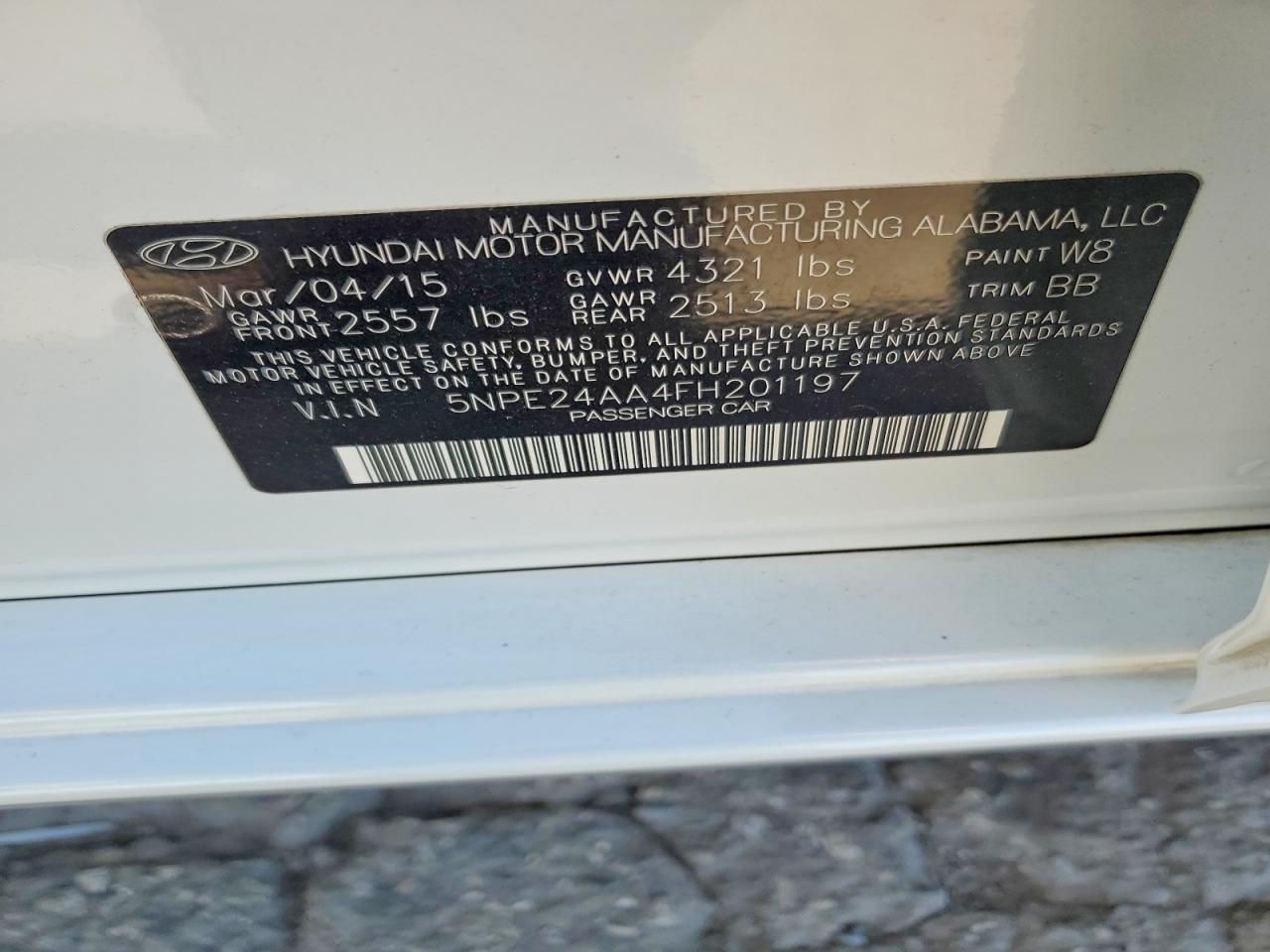 2015 Hyundai Sonata eco