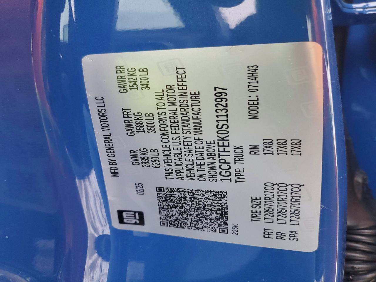 2025 Chevrolet Colorado ZR2