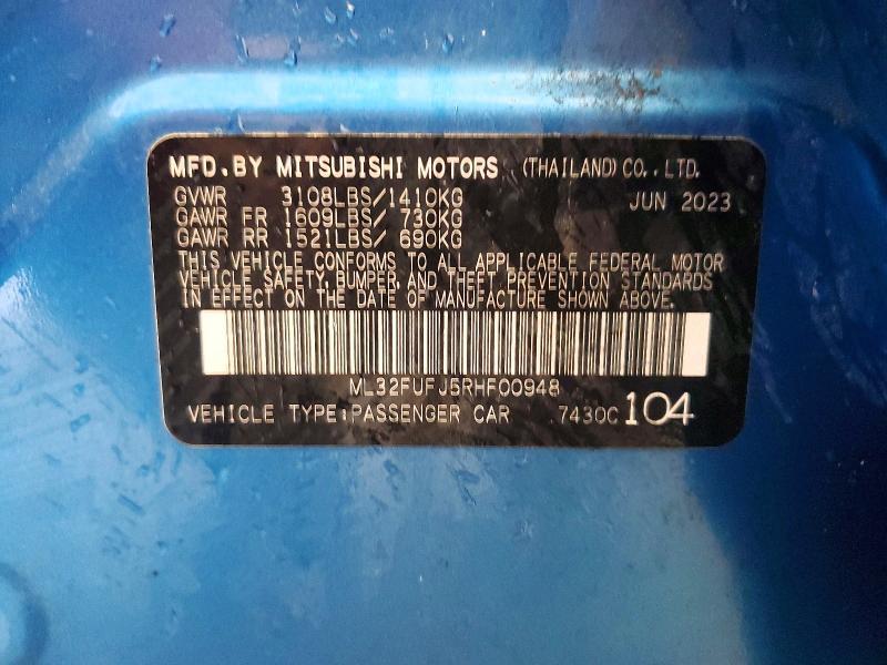 2024 Mitsubishi Mirage G4 es