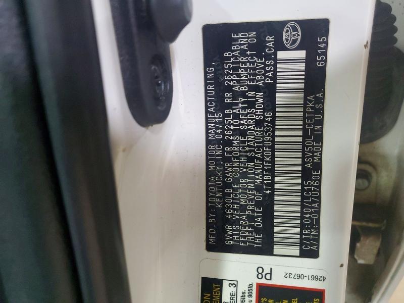 2015 Toyota Camry xse