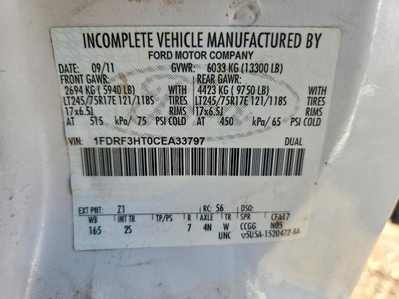 2012 Ford F350 Super Duty Flatbed Truck