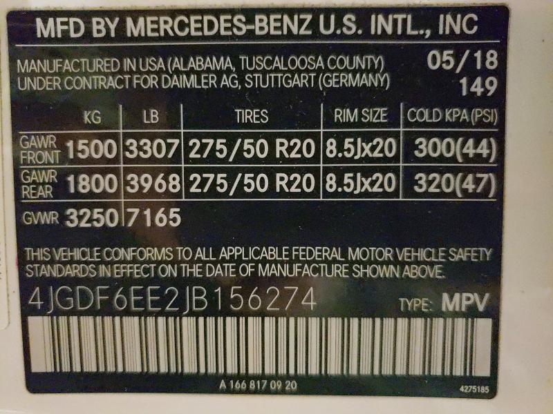 2018 Mercedes-Benz Gls 450 4matic