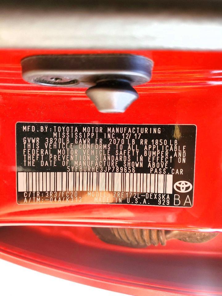 2018 Toyota Corolla se