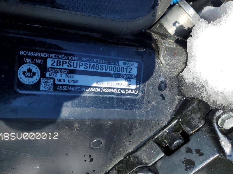 2025 Skidoo MXZ X 129 850 E