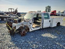 Salvage trucks for sale at Fresno, CA auction: 2005 Ford F350 Super Duty Utility / Service Truck