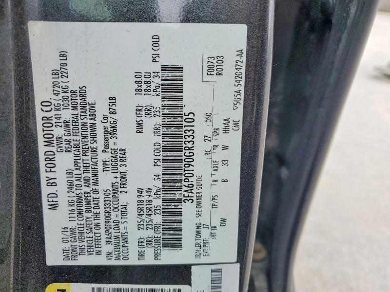 2016 Ford Fusion se
