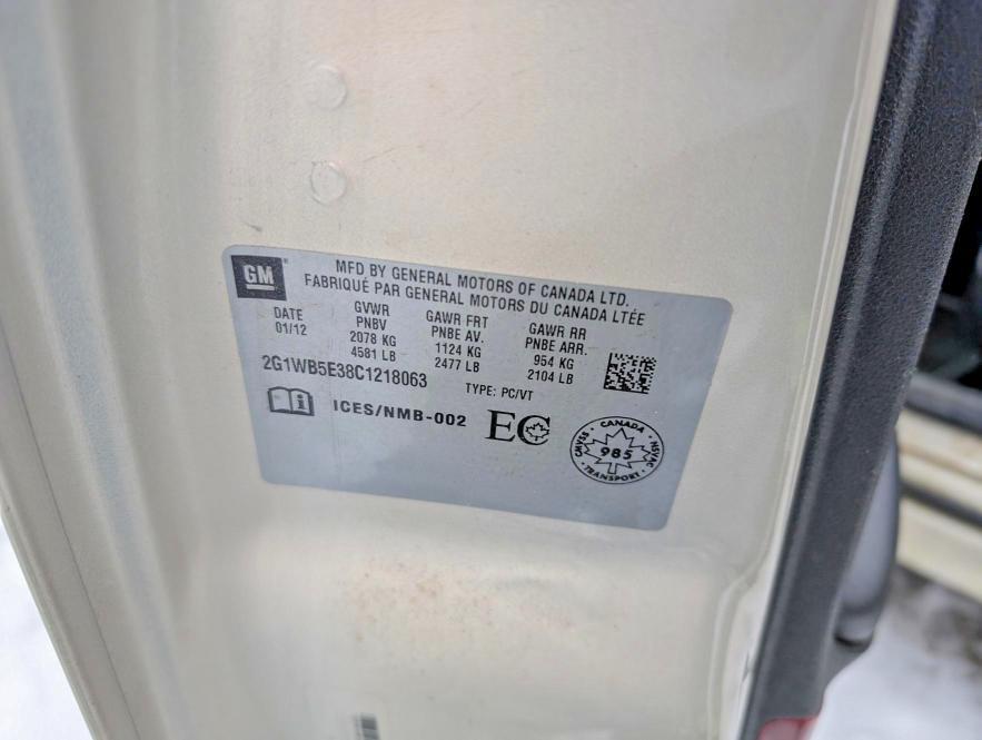 2012 Chevrolet Impala lt