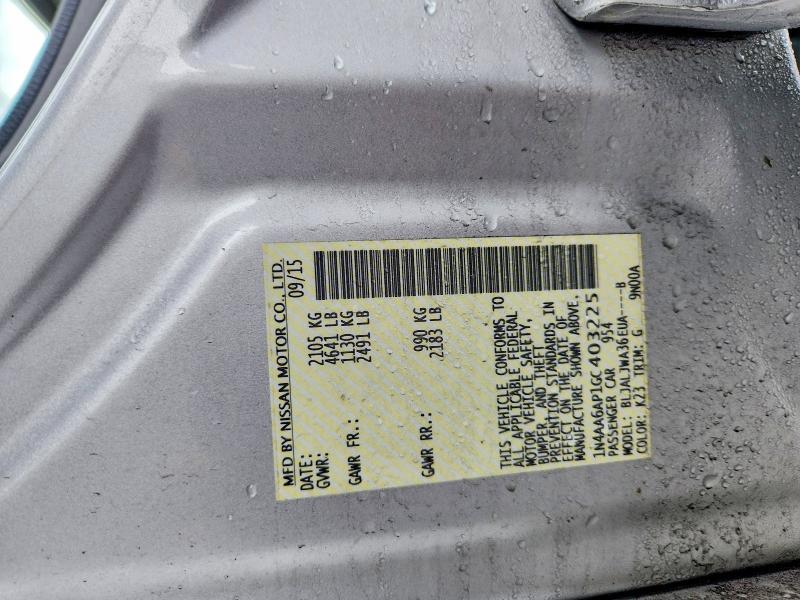 2016 Nissan Maxima 3.5 sv