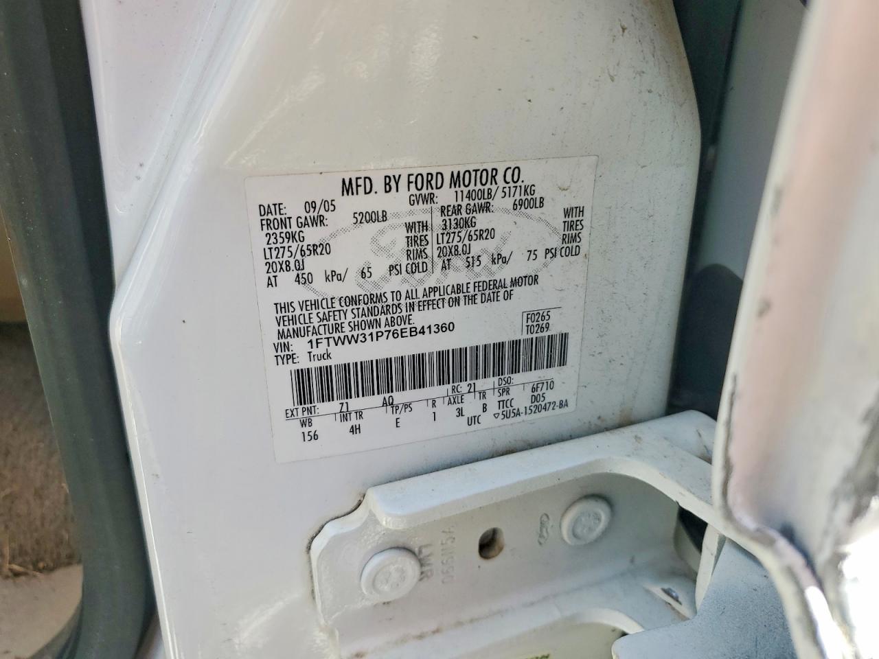 2006 Ford F350 SRW Super Duty