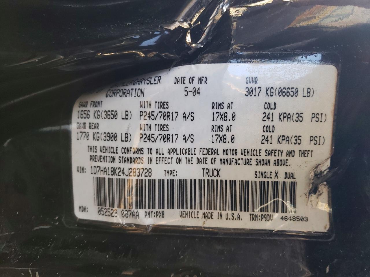 2004 Dodge RAM 1500