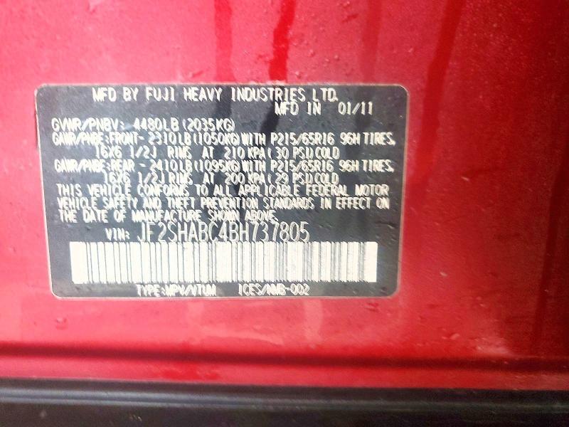 2011 Subaru Forester 2.5x