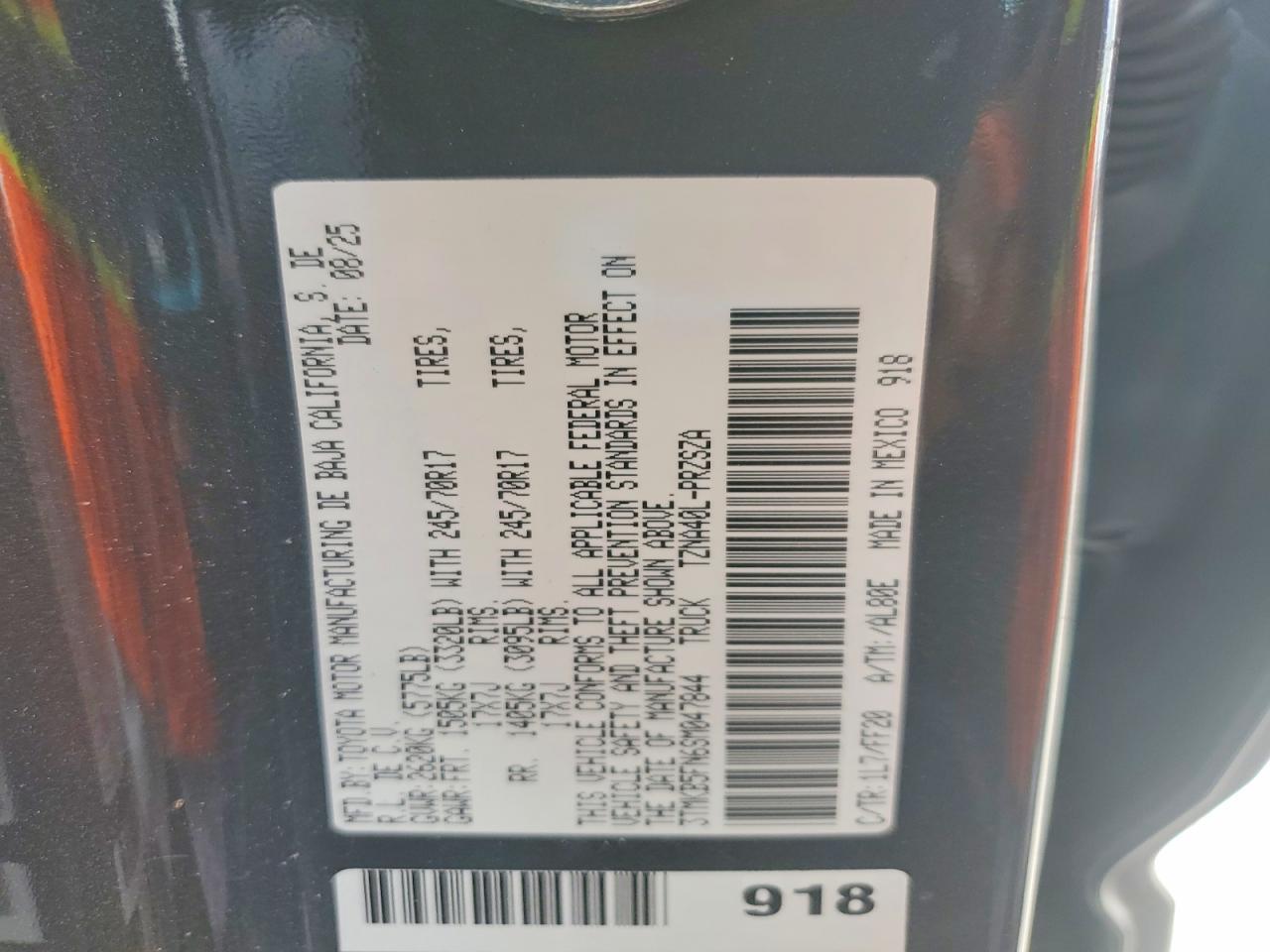 2025 Toyota Tacoma SR5