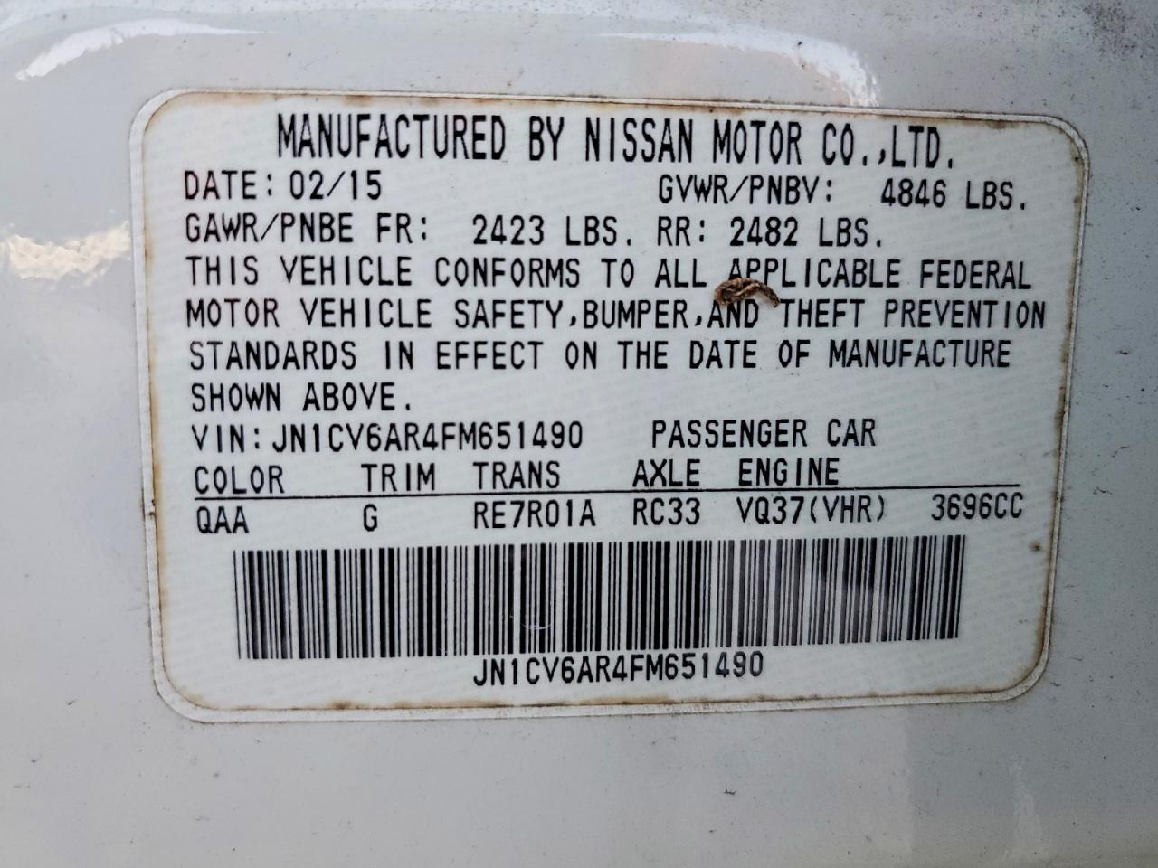 2015 Infiniti Q40 Base