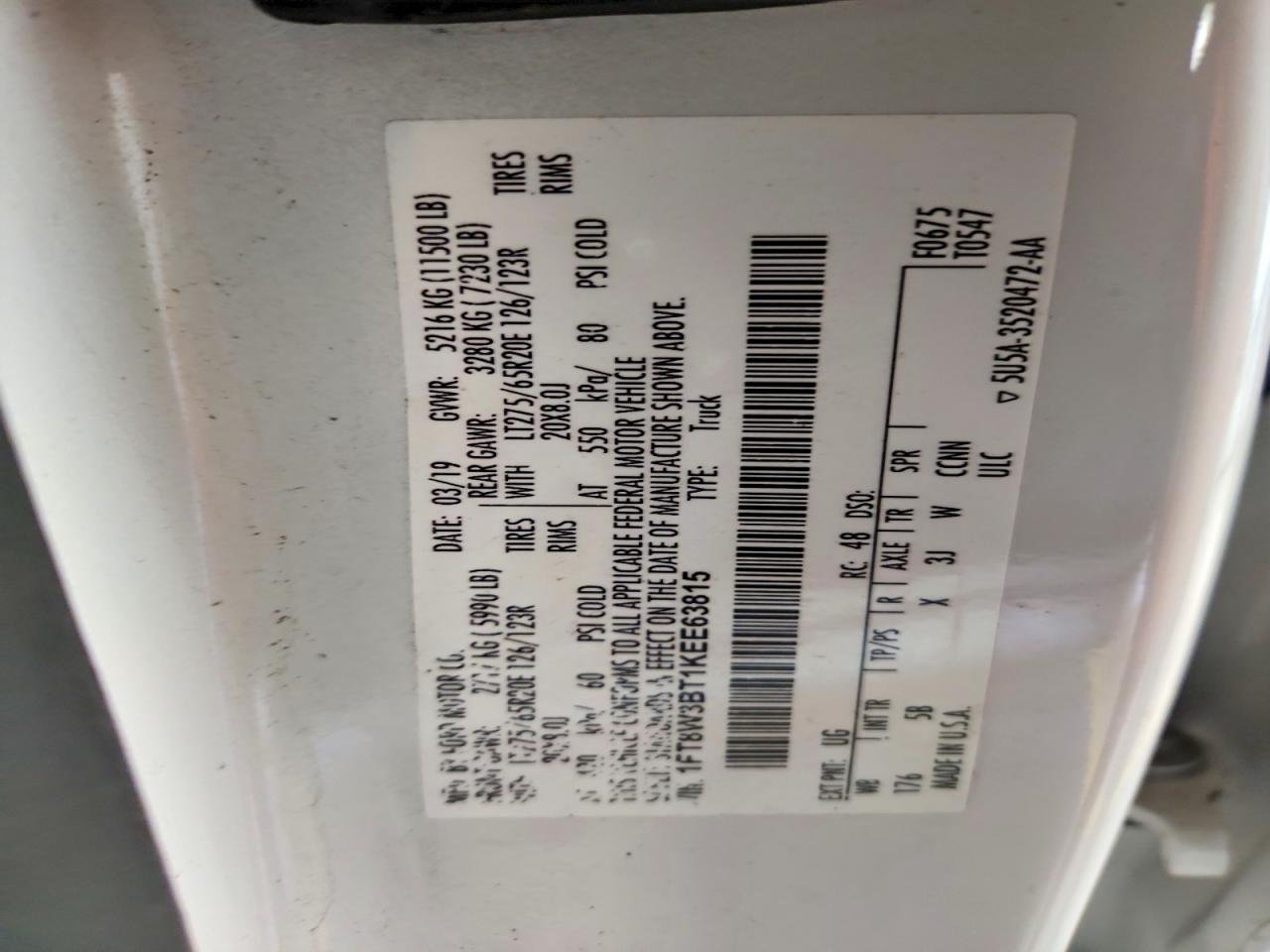 2019 Ford F350 Super Duty