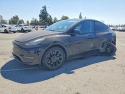 Salvage cars for sale from Copart Rancho Cucamonga, CA: 2021 Tesla Model y
