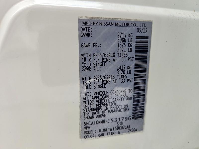 2015 Infiniti Qx60 Base