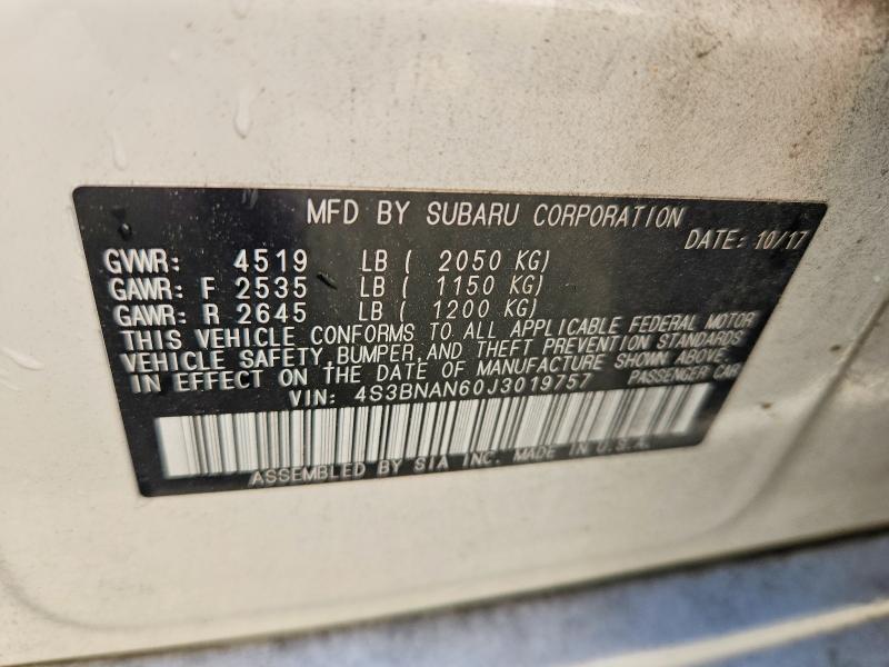 2018 Subaru Legacy 2.5i Limited