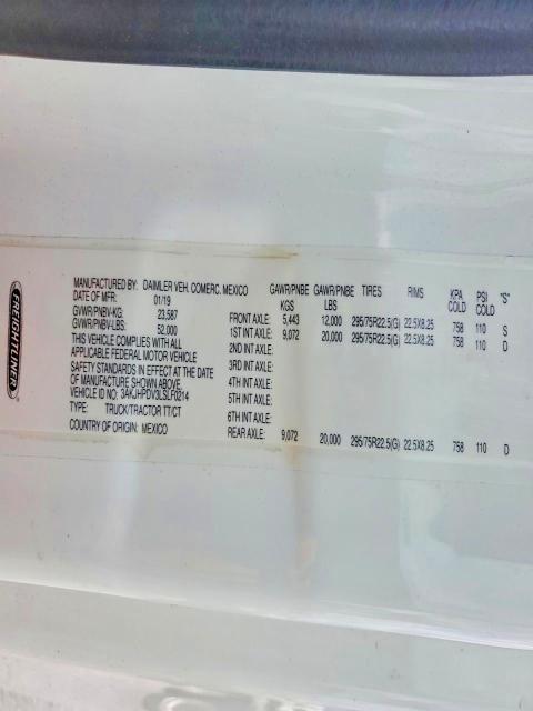 2020 Freigliner 2020 Freightliner Cascadia 116 Semi Truck