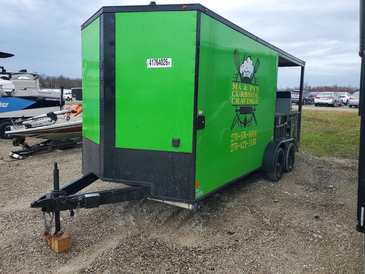 2025 Unknown 2025 ALL World 7X18TA Enclosed Cargo Food Trailer