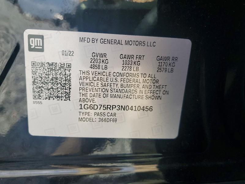 2022 Cadillac Ct4-v Blackwing