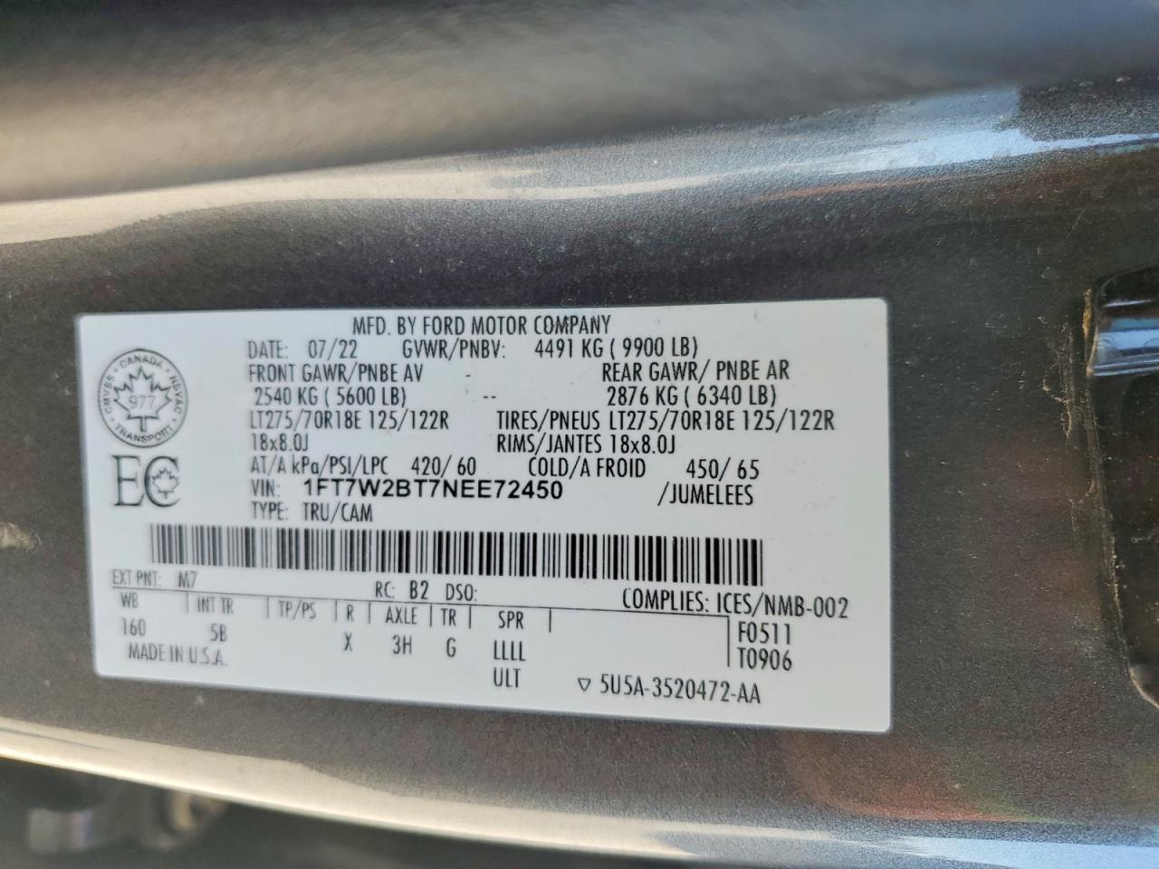 2022 Ford F250 Super Duty