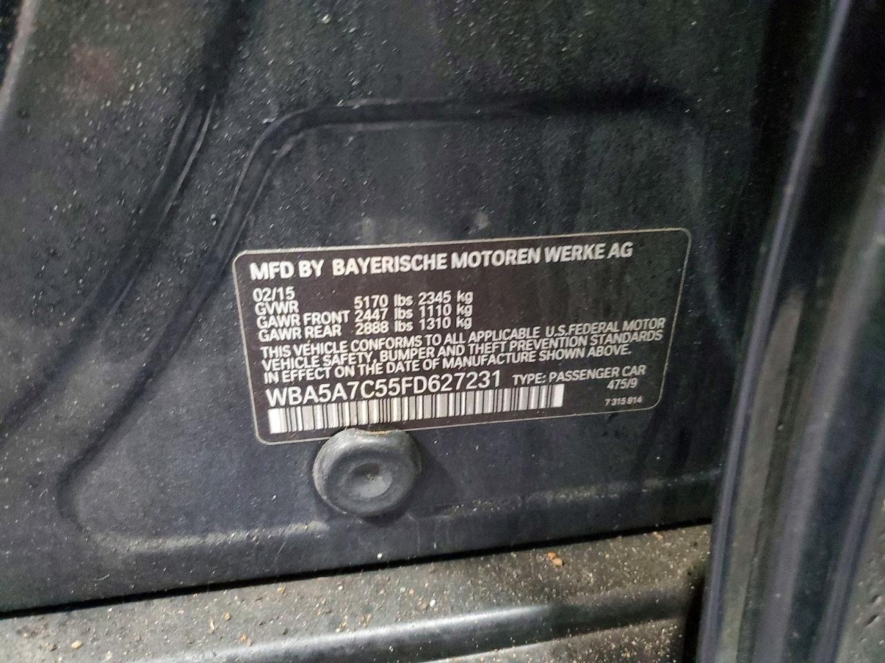 2015 BMW 528 xi