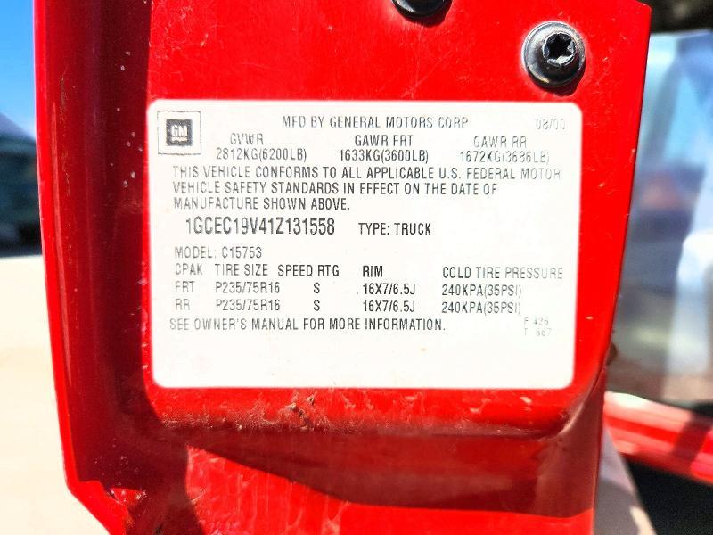 2001 Chevrolet Silverado C1500